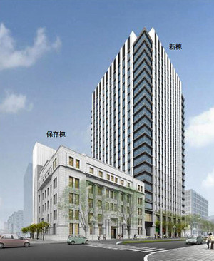 （仮称）錦二丁目計画	（新棟）
 	 
〃	（保存棟）